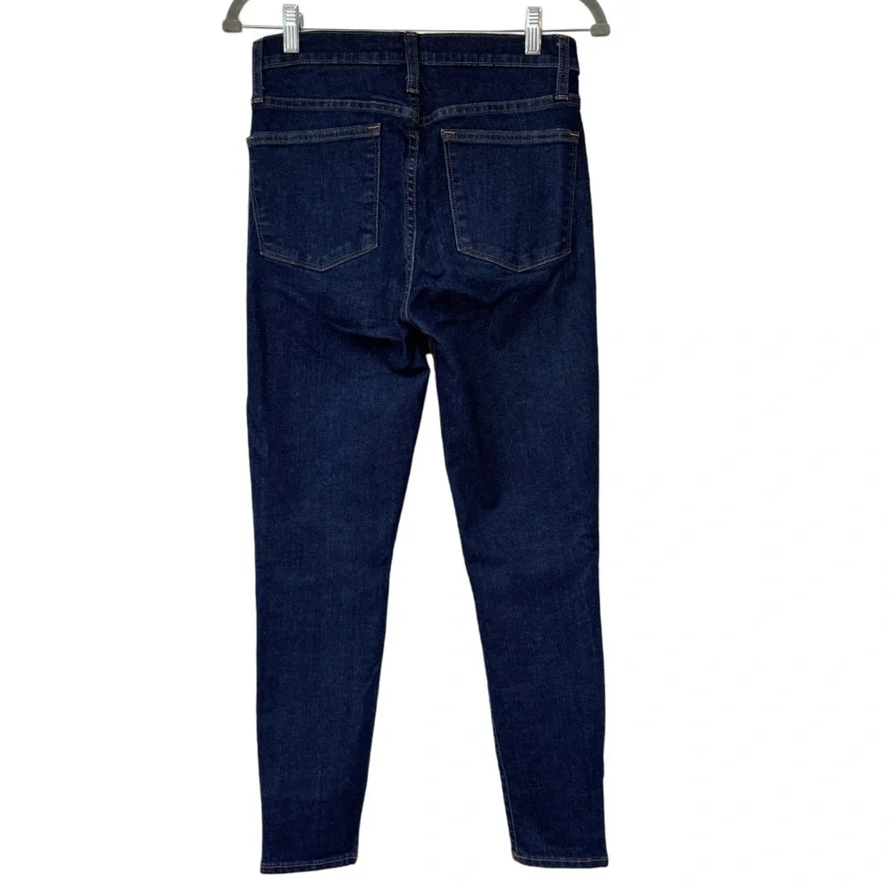 {J. Crew} 9” High-Rise Toothpick Classic Rinse Wash Skinny Stretch Denim
